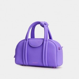 Bolsas Hombro Songmont Small Bowling Lavanda | CHILE W3286