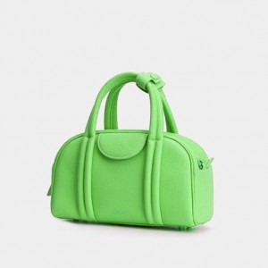 Bolsas Hombro Songmont Small Bowling Verde Claro | CHILE J7298