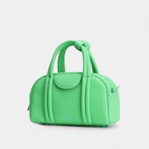 Bolsas Hombro Songmont Small Bowling Verde Claro | CHILE B0239