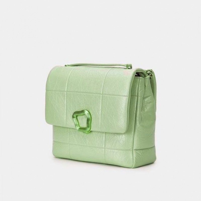 Bolsas Hombro Songmont Large Chocolate Verde Menta | CHILE G7126